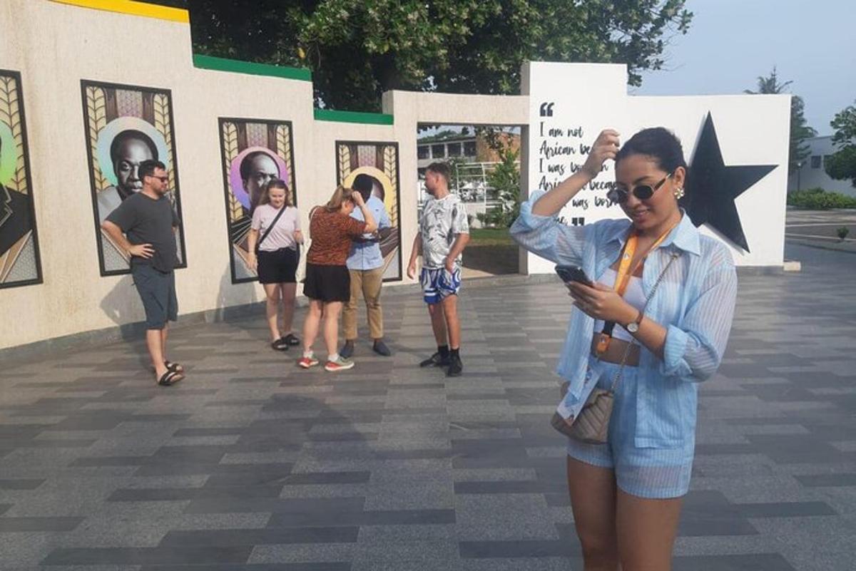 a woman is looking at her cell phone