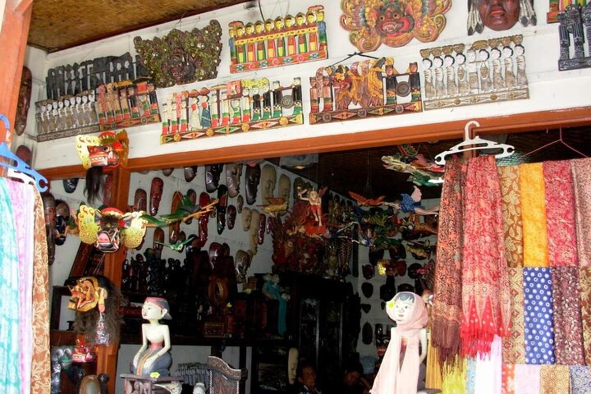 a shop with a bunch of items on the wall