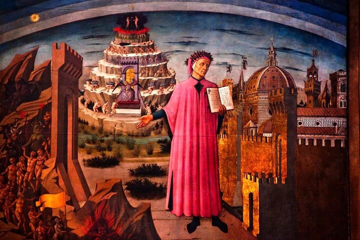 una pintura d'una dona que sosté un llibre