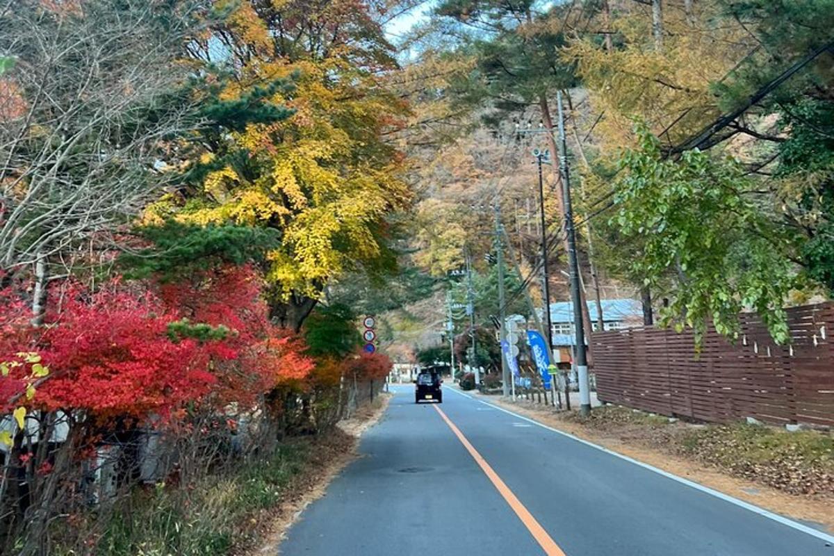 a person riding a motorcycle down a road