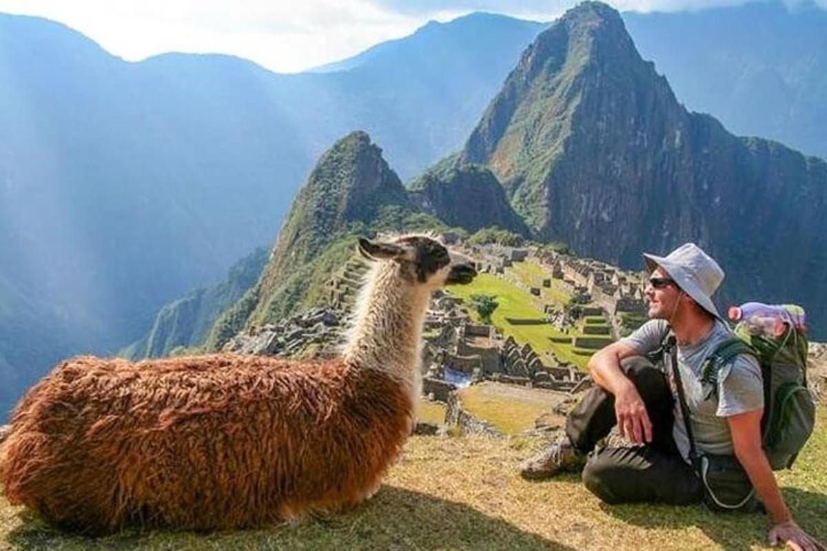 un hombre sentado en el suelo junto a una llama