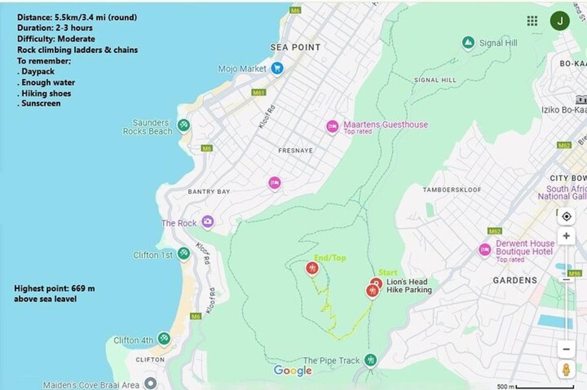 mapa navrhovaných vylepšení parku