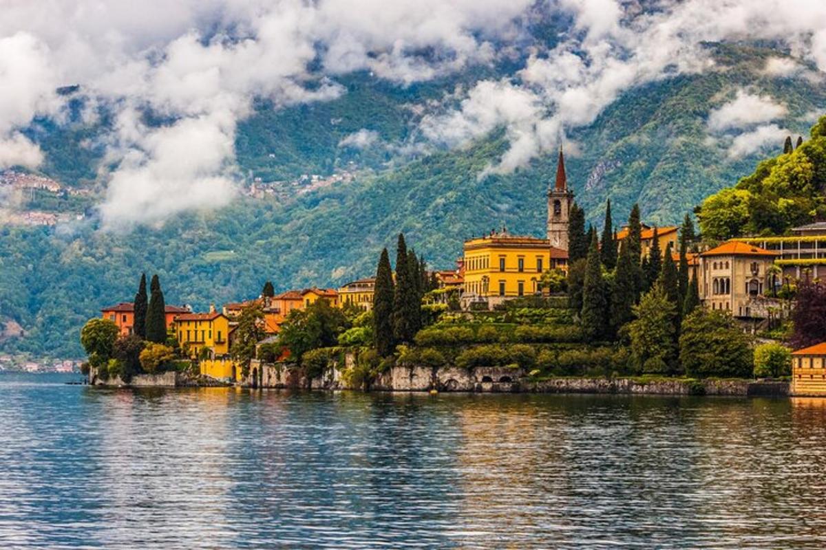 a city on the shore of a body of water