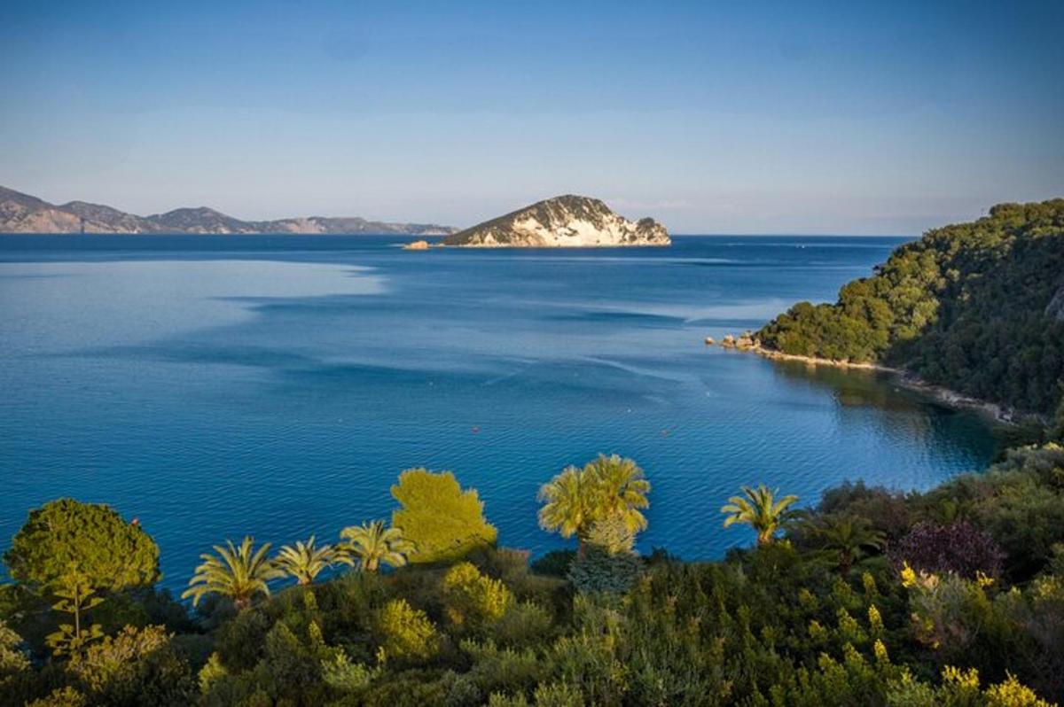 an island in the middle of a large body of water
