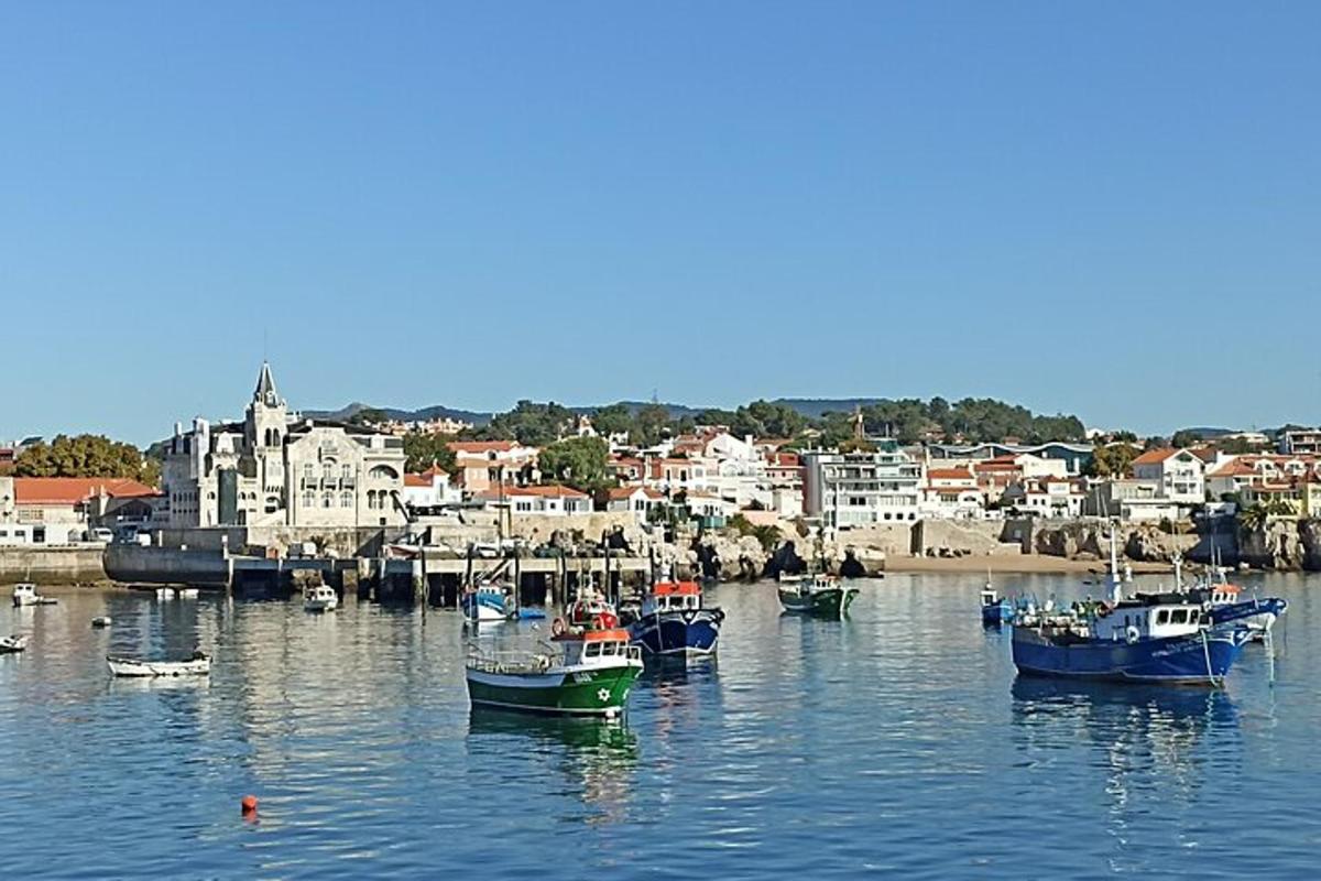 un gruppo di barche in acqua in un porto