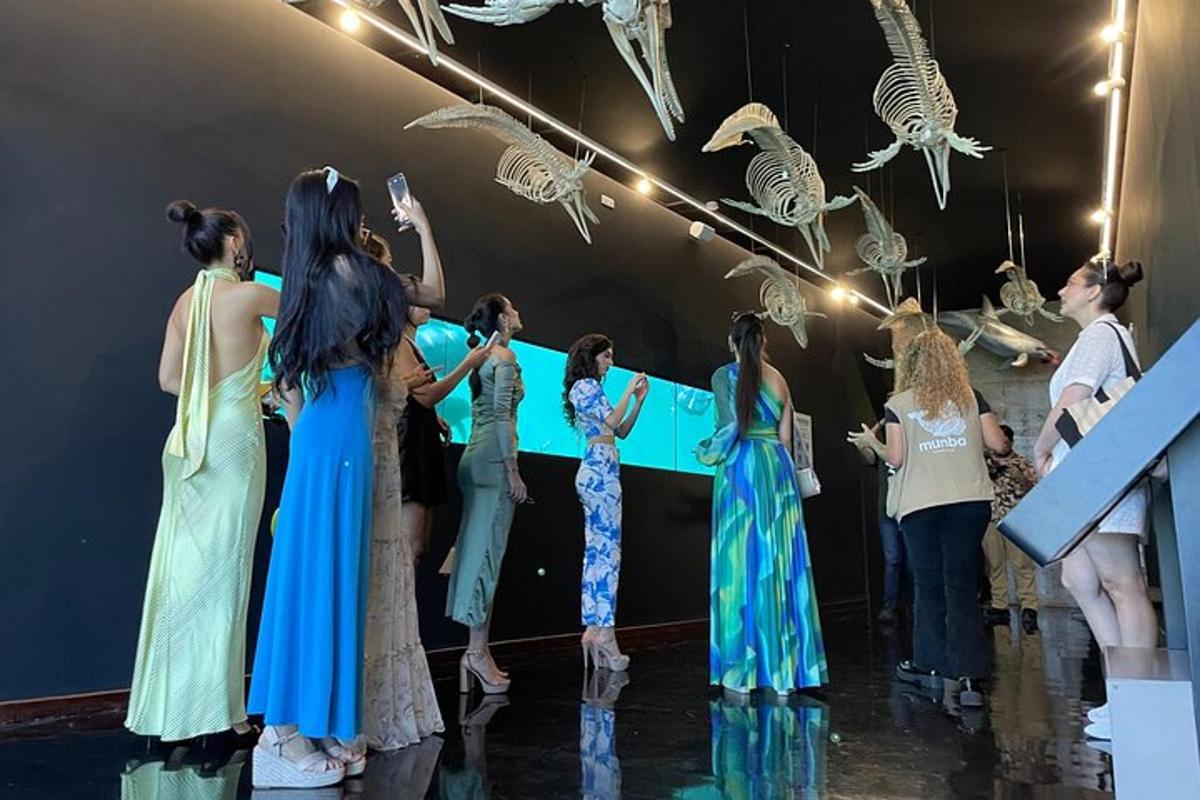 a group of women standing on a stage
