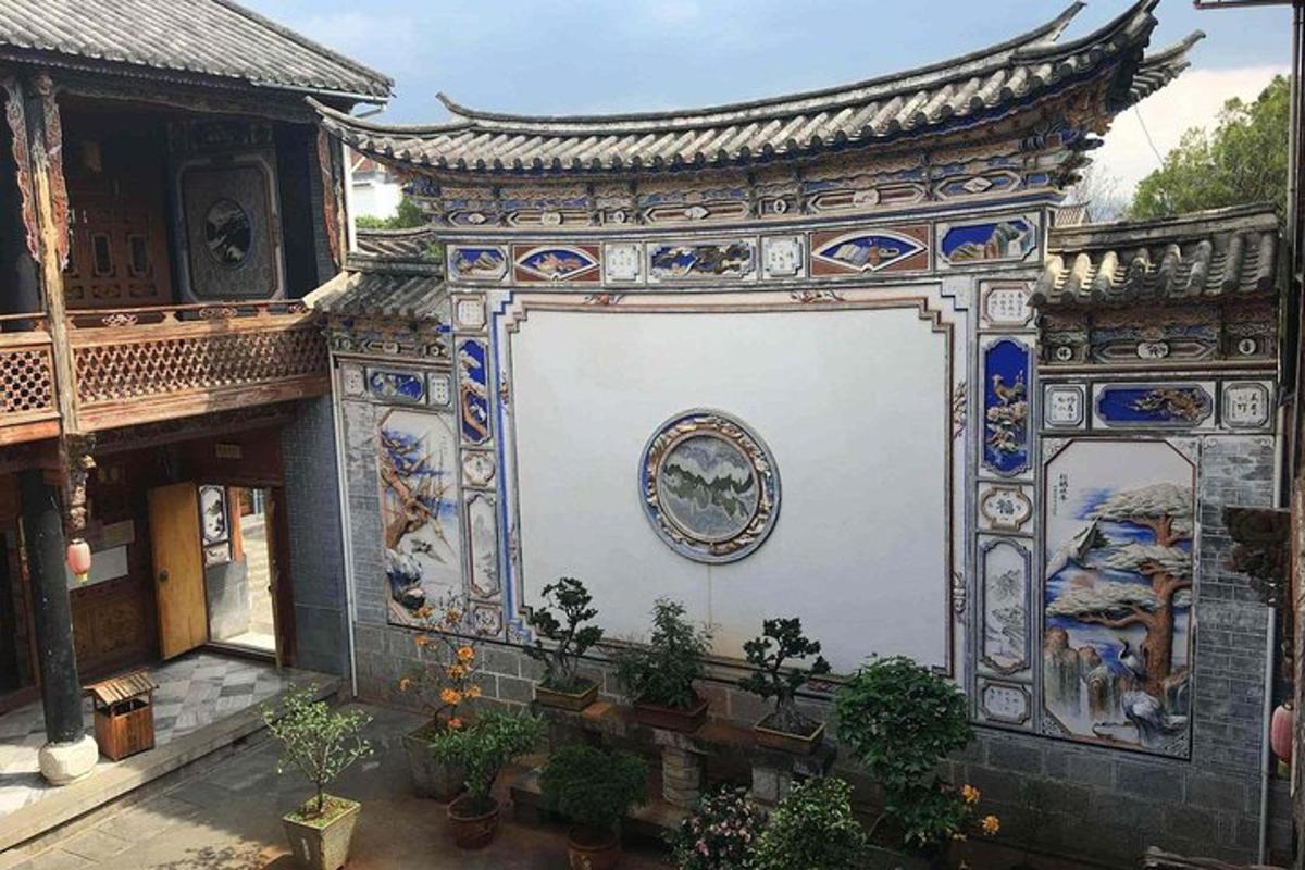 a building with a painting on the side of it