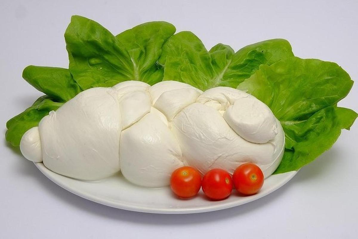 Un plato de lechuga y tomates sobre un fondo blanco.