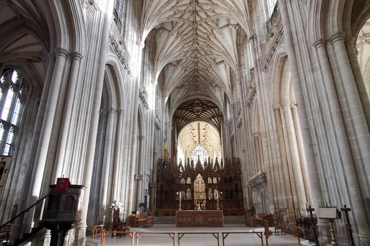 a large cathedral with a large altar in it