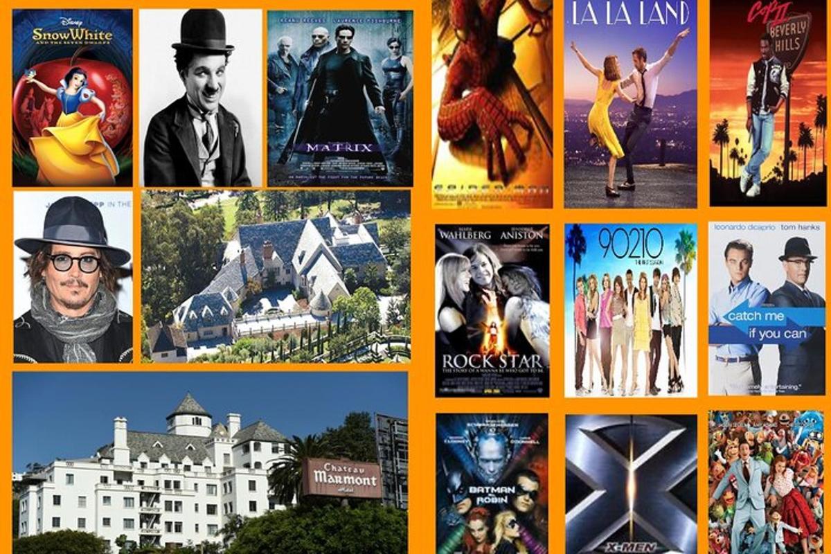 koláž z různých filmů a plakátů