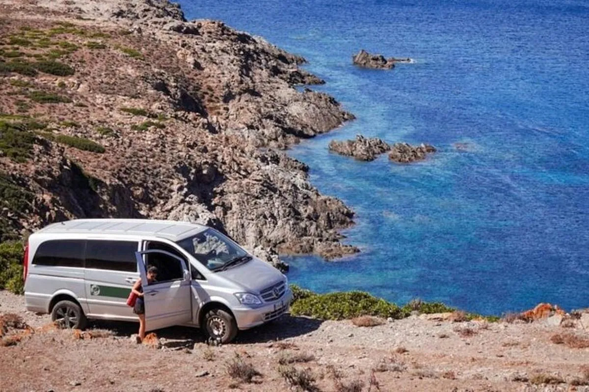 Asinara sziget-túra, egész napos minibusz a Nemzeti Parkban