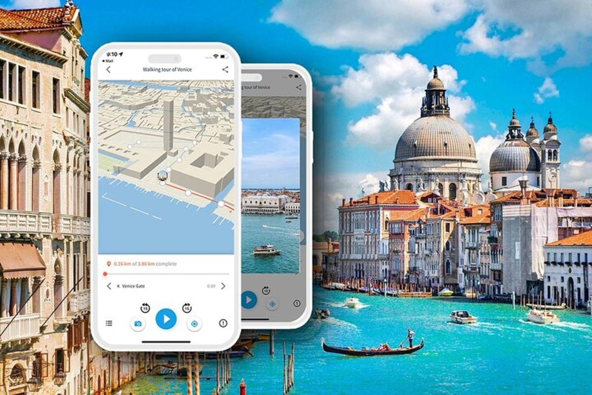 dos iPhones al costat d'una imatge d'una ciutat