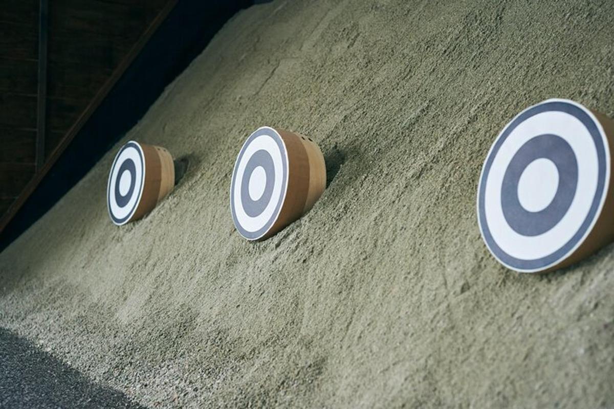 two ping pong balls sitting on the floor