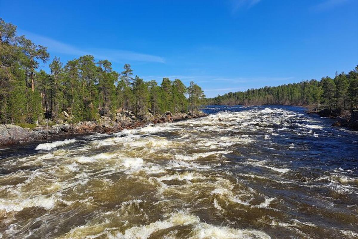 a river with rapids on top of it