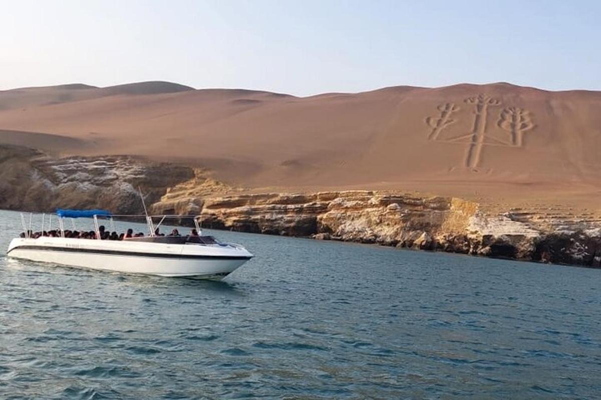 a group of people on a boat in the water