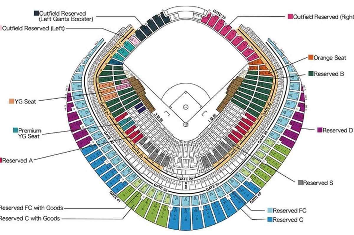 egy baseballstadion vázlatos rajza