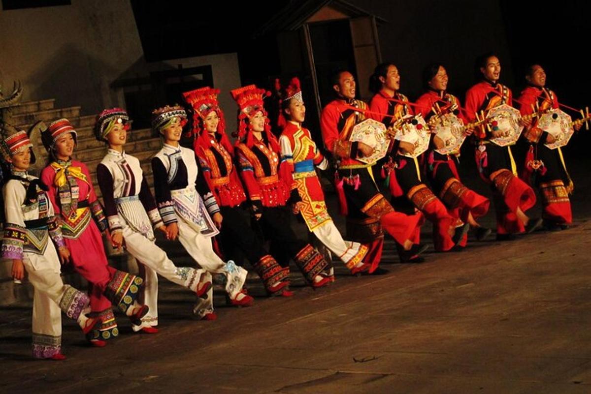 a group of people dressed up in costumes