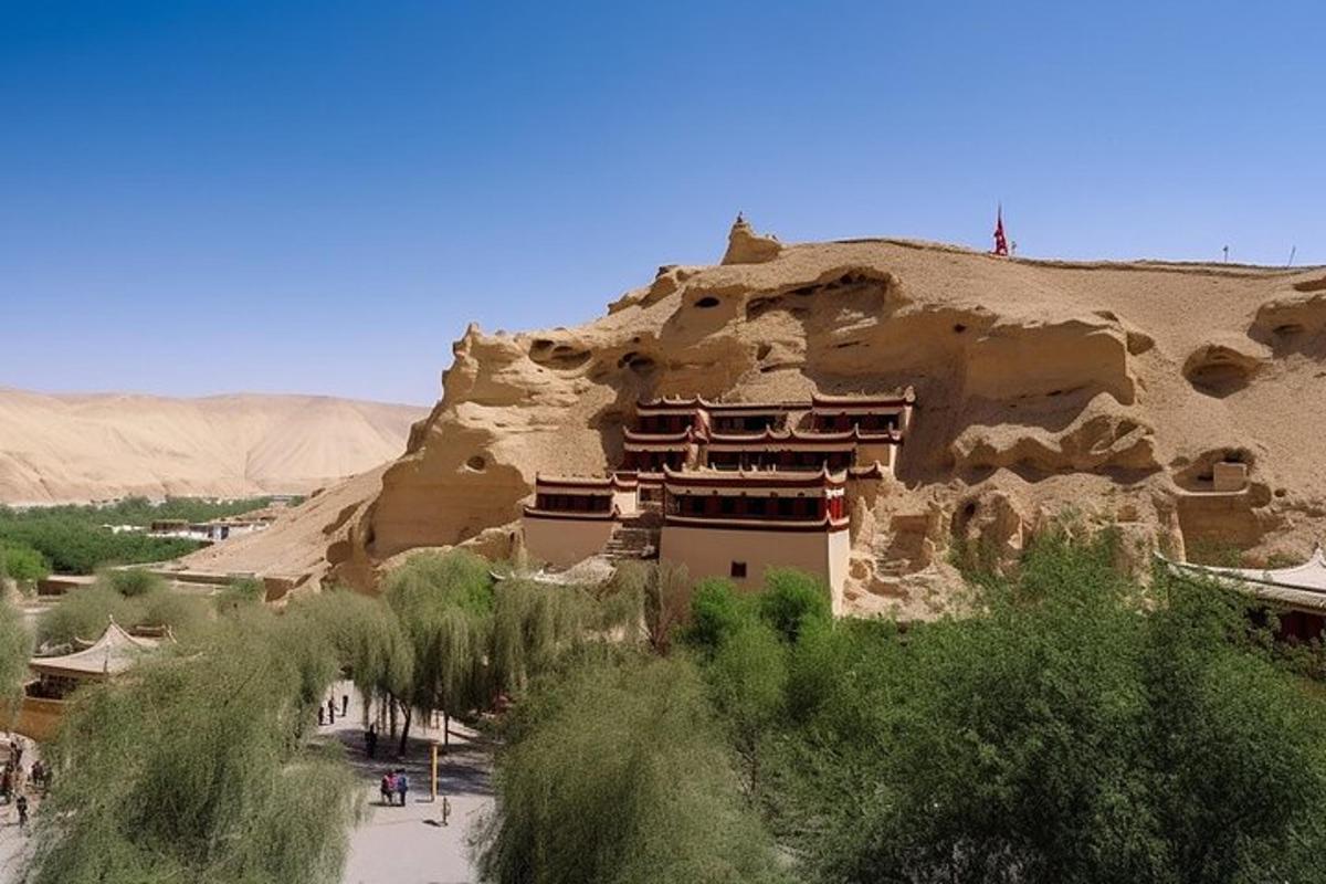 a building on the side of a mountain