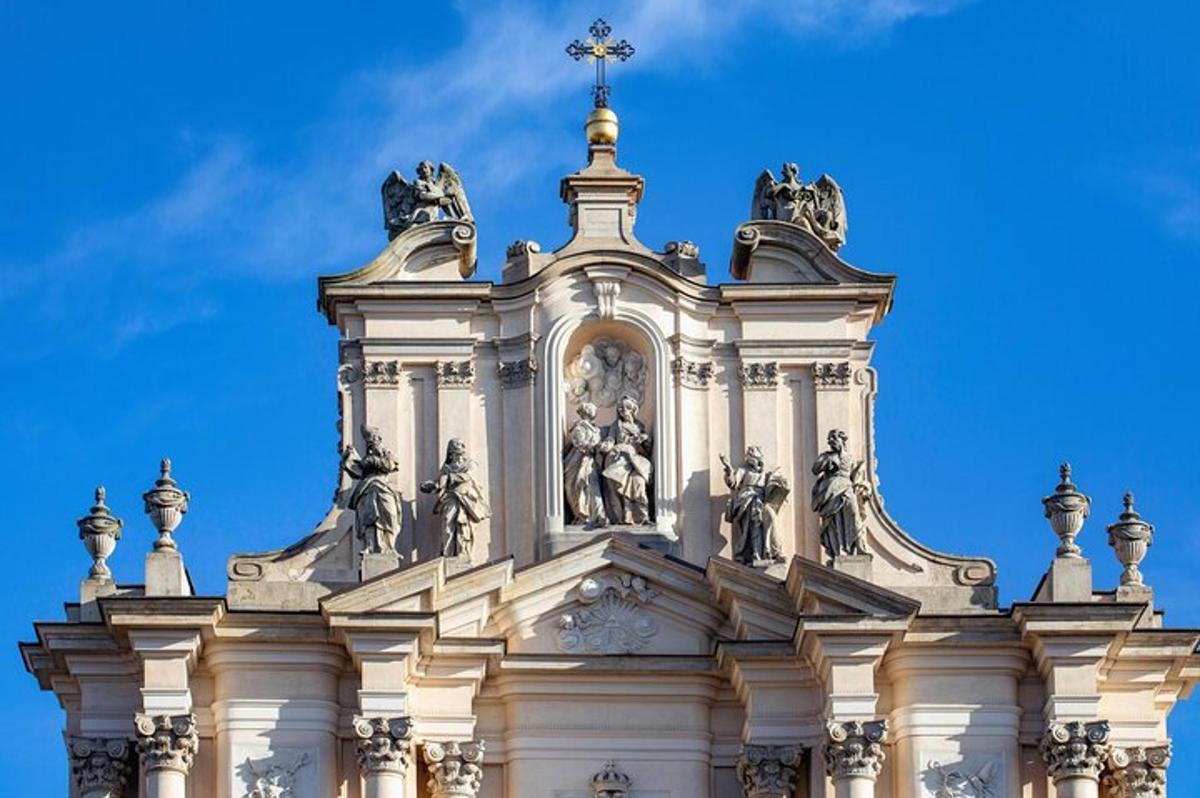 a building with a cross on top of it