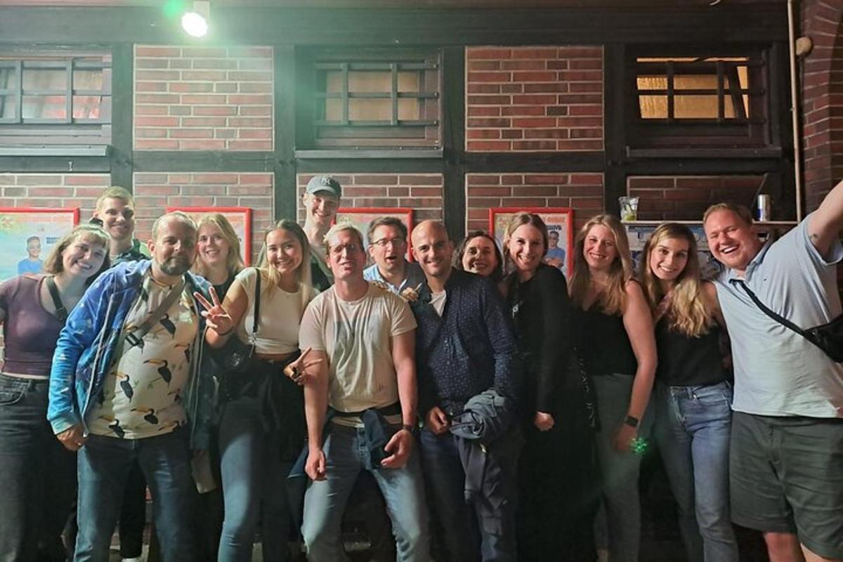 a group of people posing for a picture