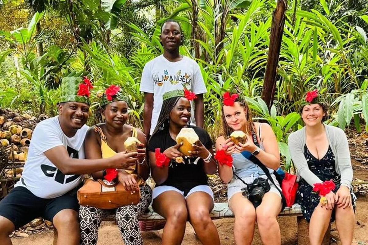 a group of people sitting on a bench