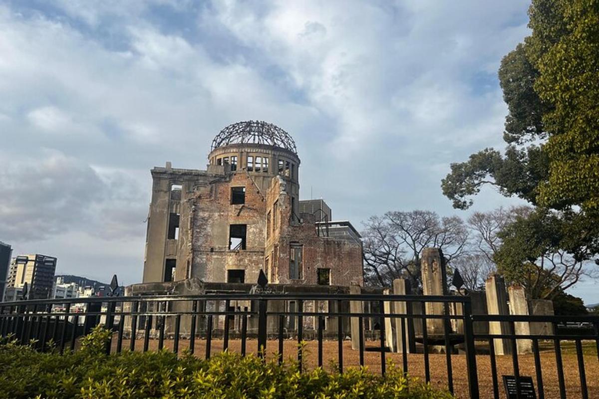 an old building with a dome on top of it