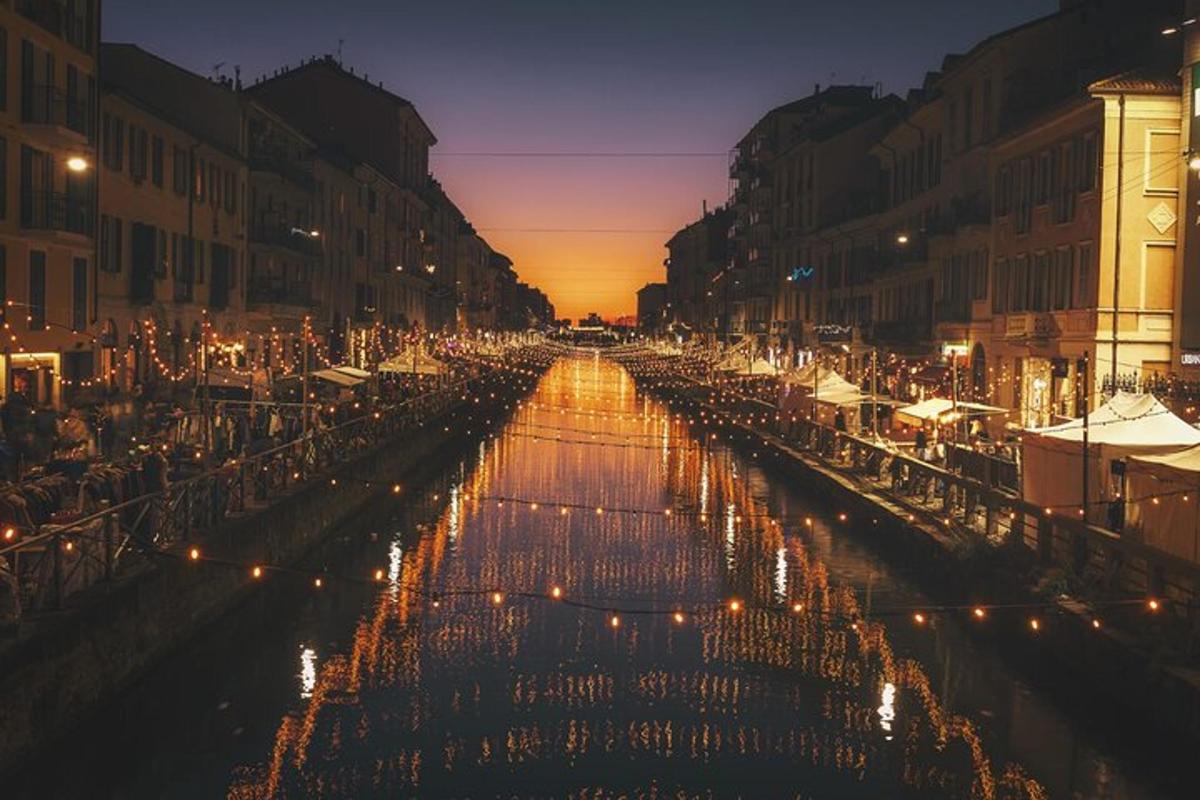 a view of a city street at night