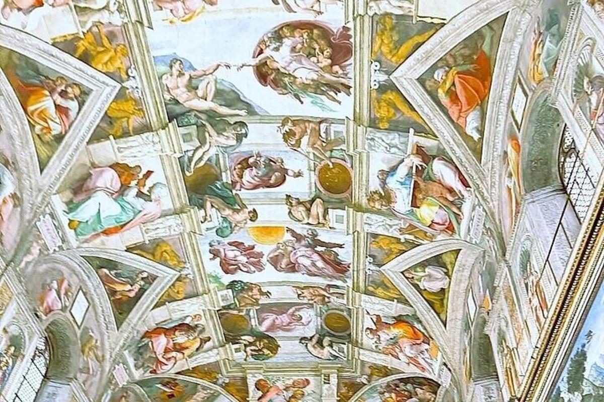 malba stropu kostela