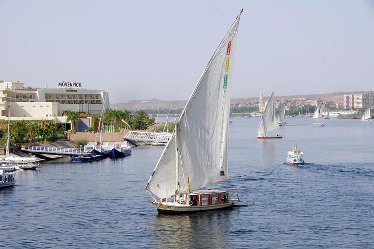 a group of sailboats on the water in a harbor