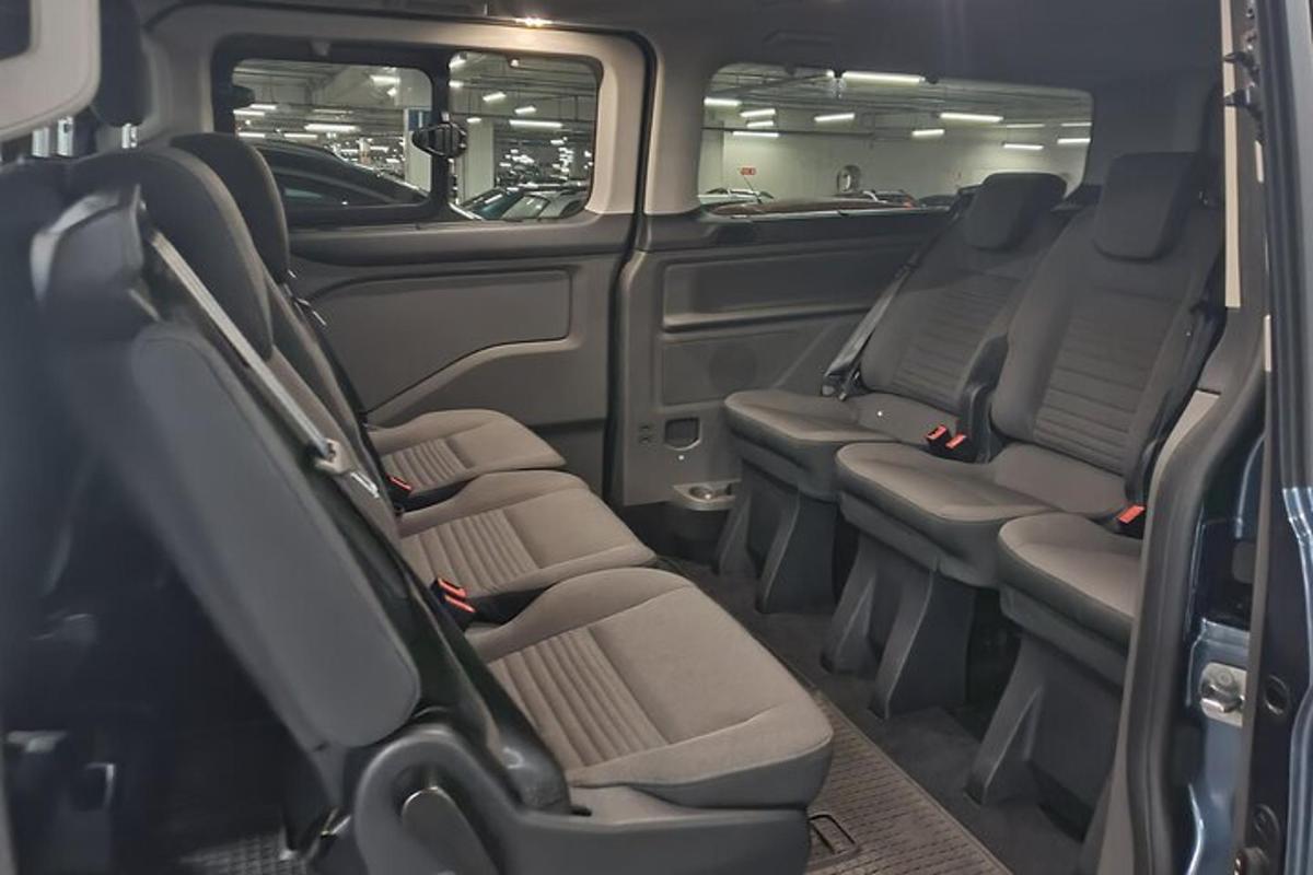 an empty seats in the back of a van