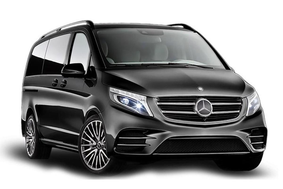 un rendering di un minivan Mercedes-Benz