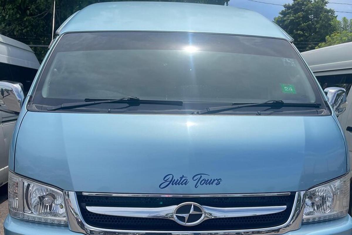 a front view of a mercedes van parked in a parking lot