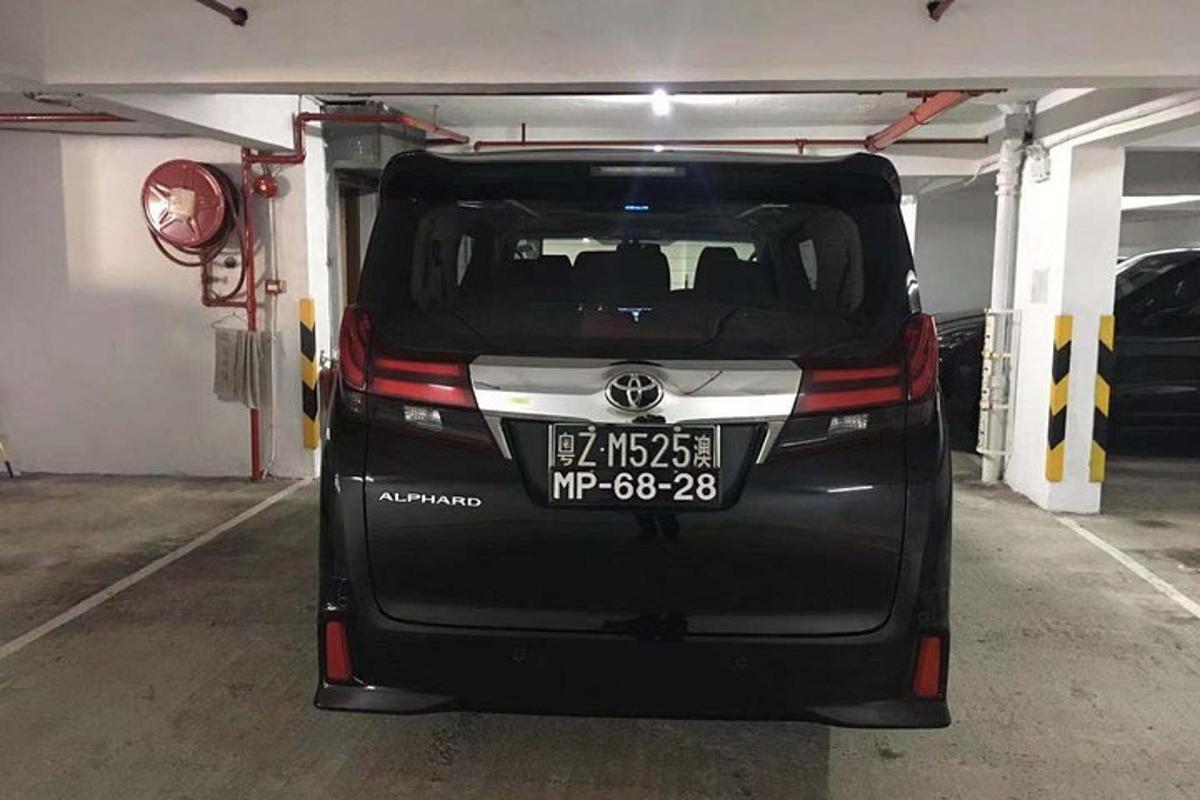 auto on pargitud parkimismajja