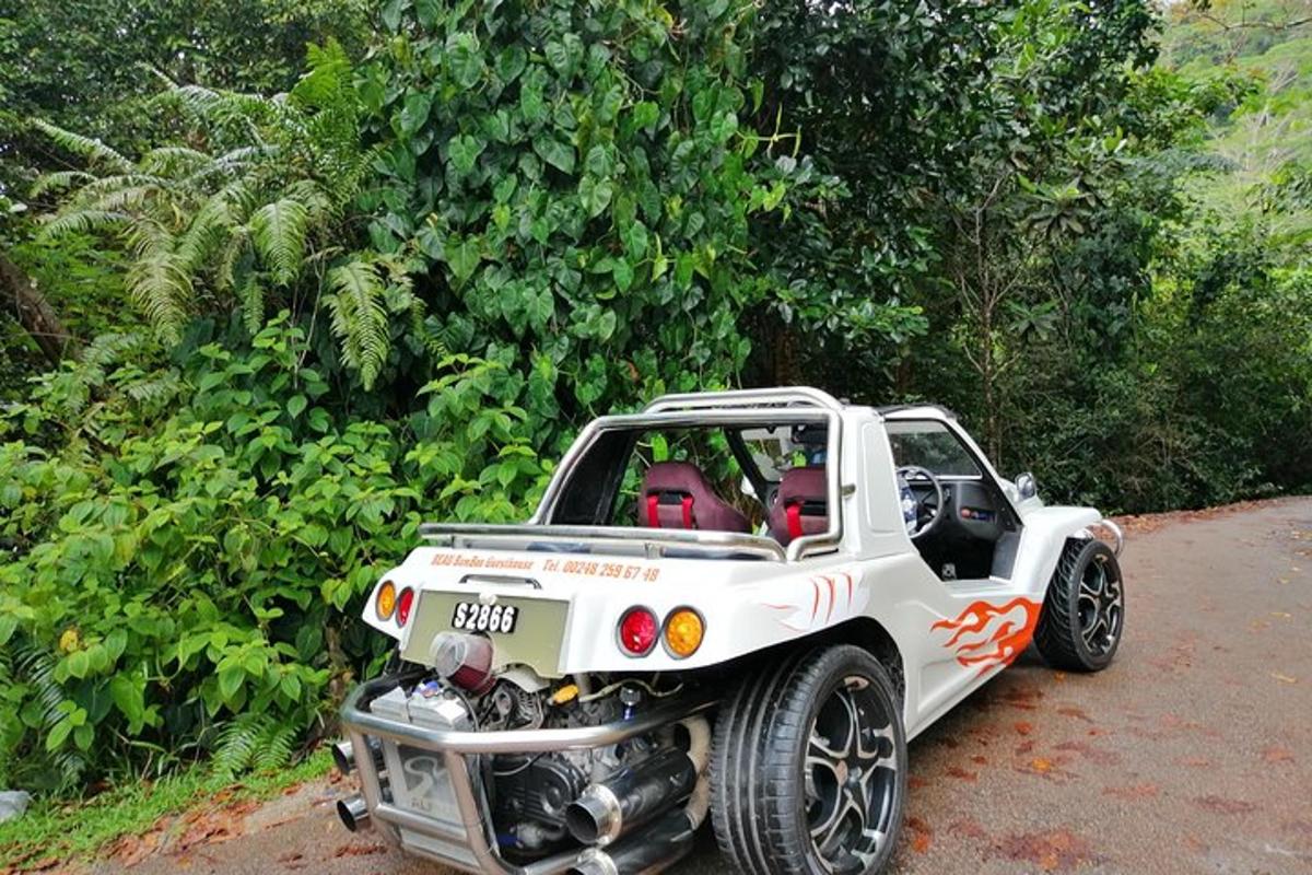 a white toyota truck parked on a road