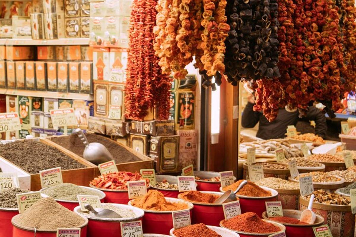 a market with many different types of food on display