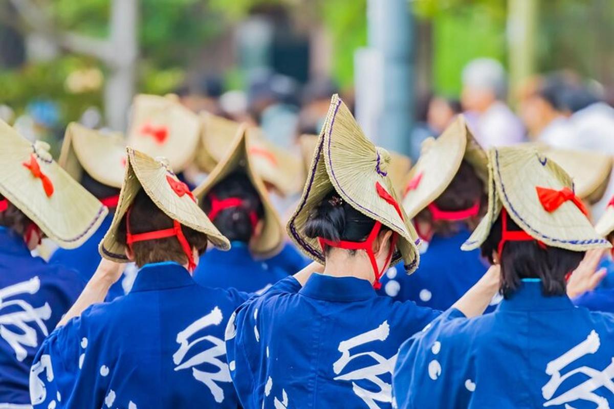 a group of people wearing hats on their heads