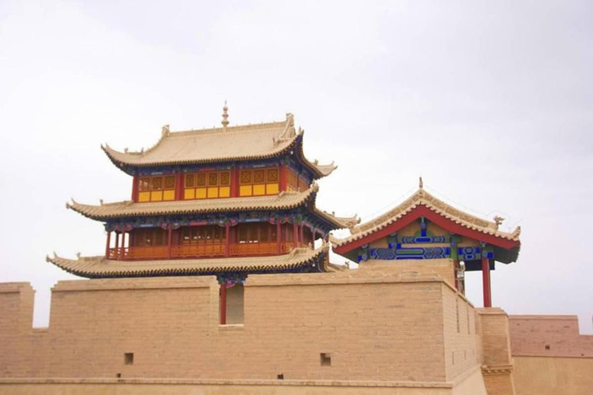 a large building on top of a building
