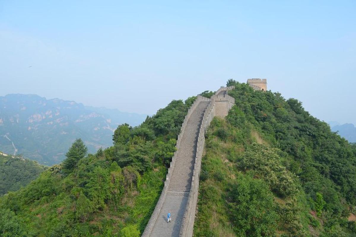 a long road on the side of a mountain