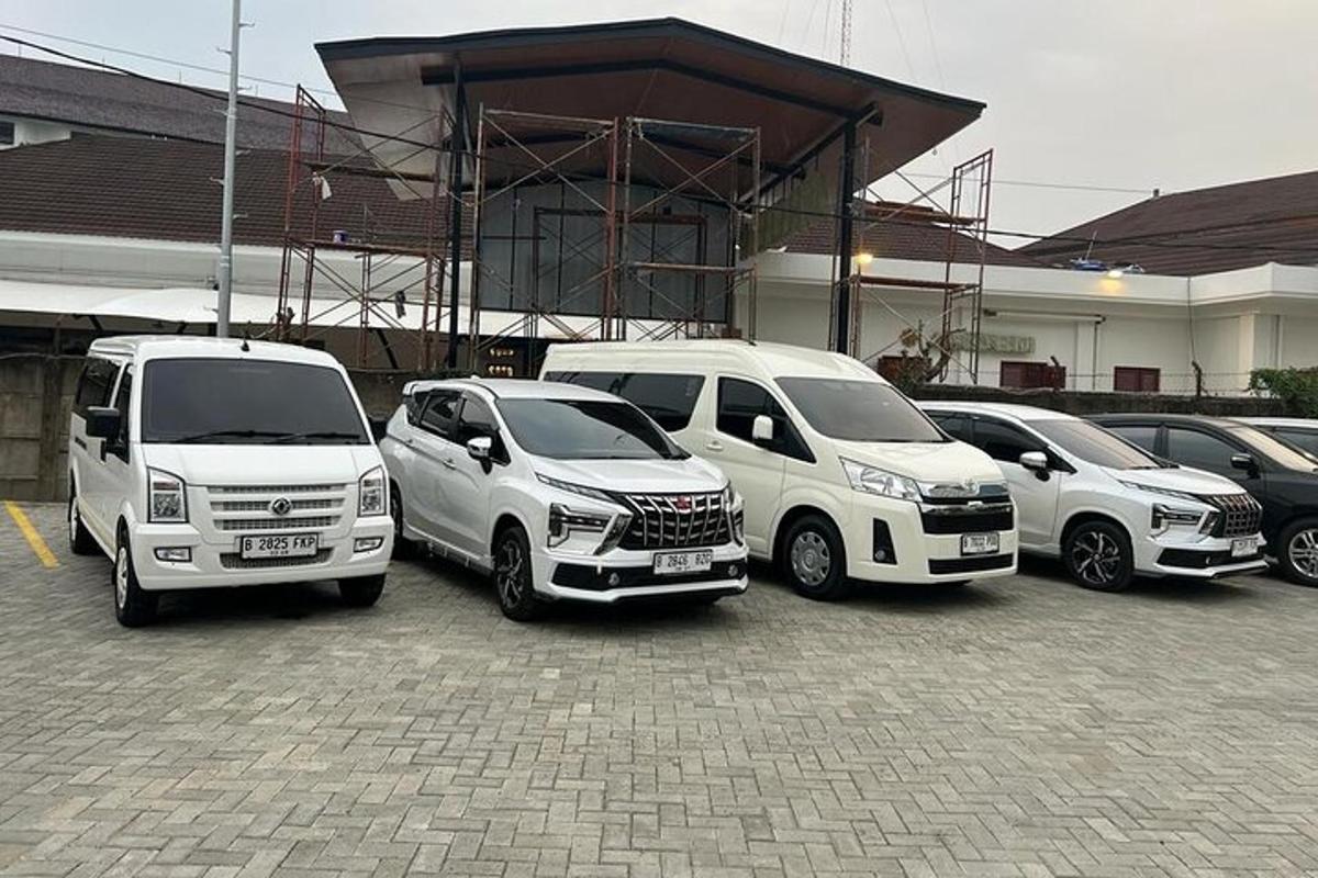 một nhóm xe ô tô đỗ trong bãi đậu xe