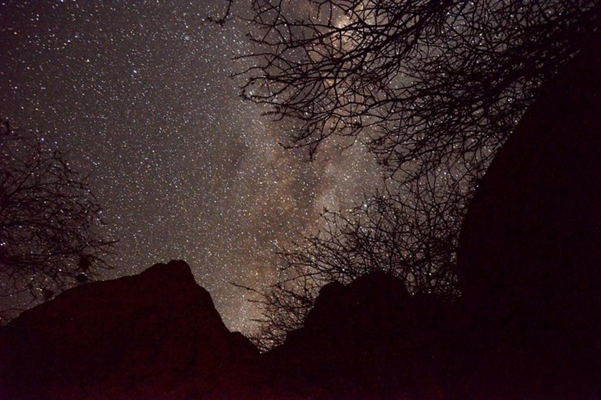 a starry night with the milky way in the sky