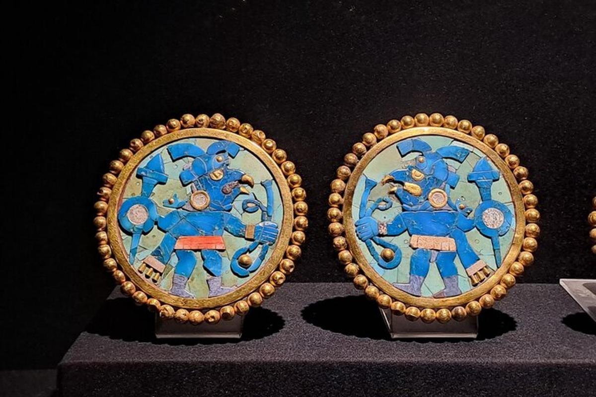 a pair of plates with a video game on them