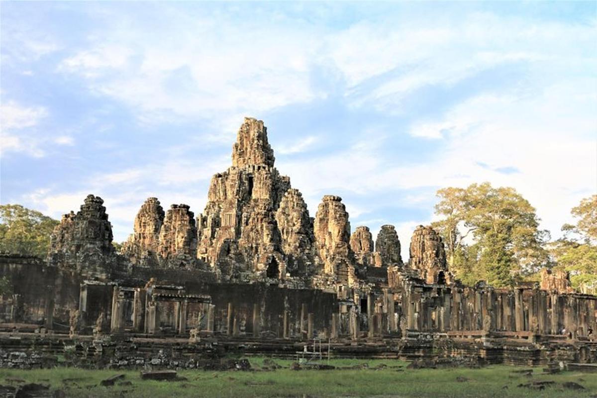 a view of the ruins of an ancient temple