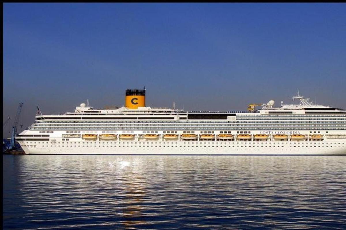 a large cruise ship sitting in the water