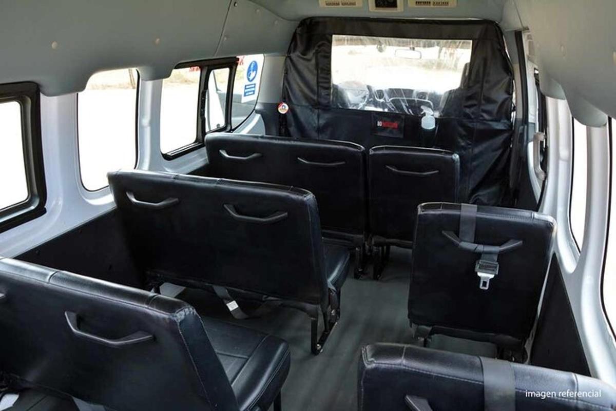 an inside view of the inside of a bus
