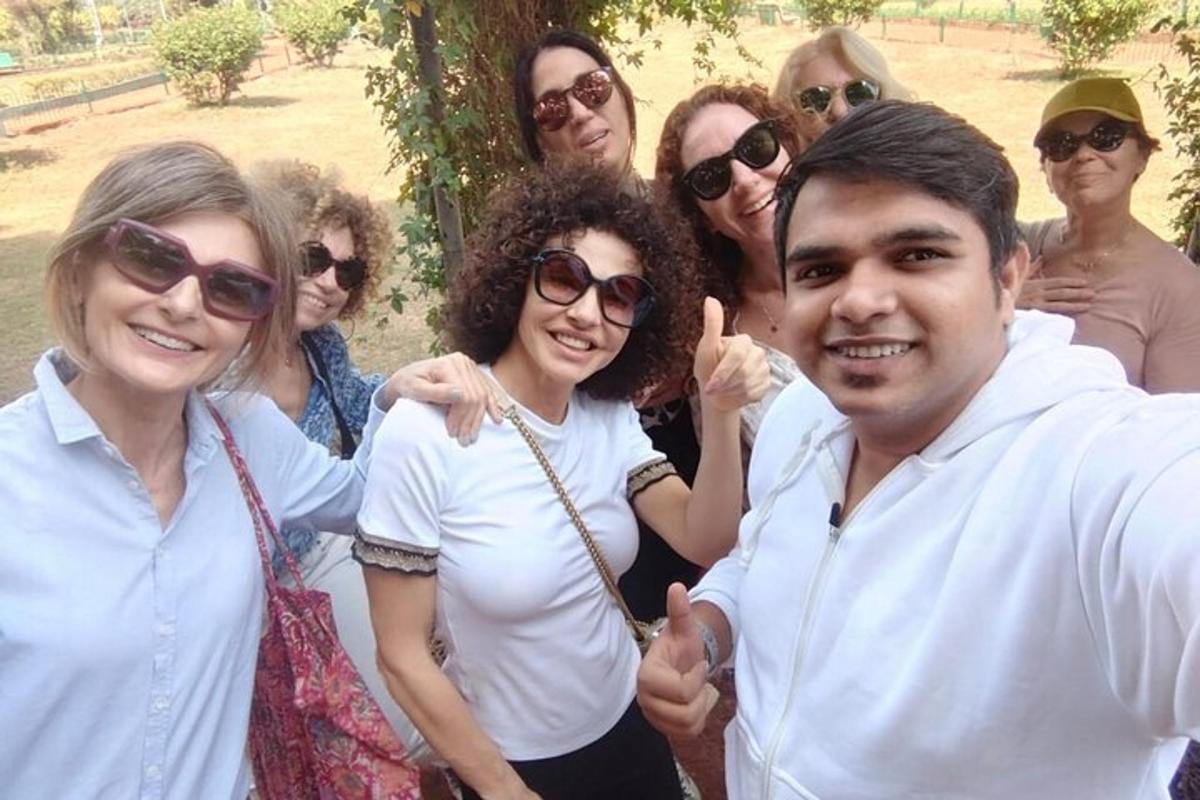 a group of people posing for a picture
