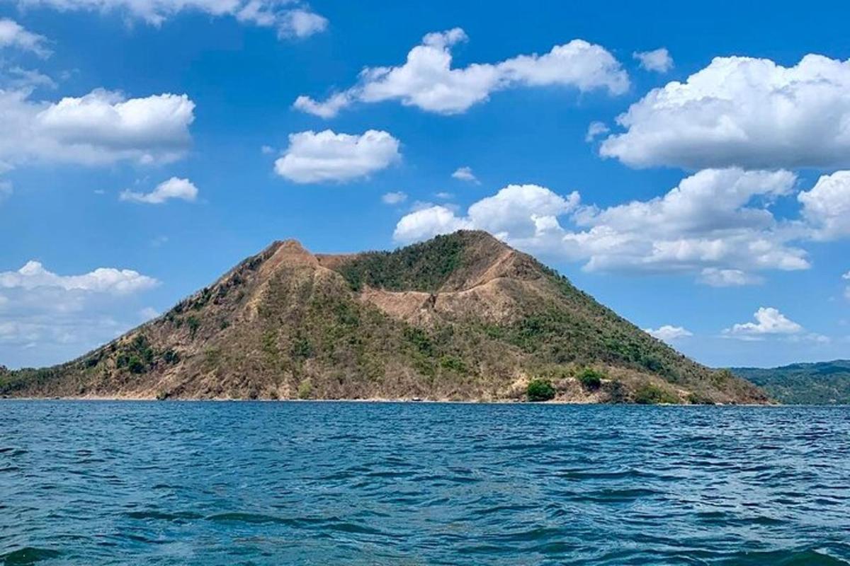 an island in the middle of a body of water