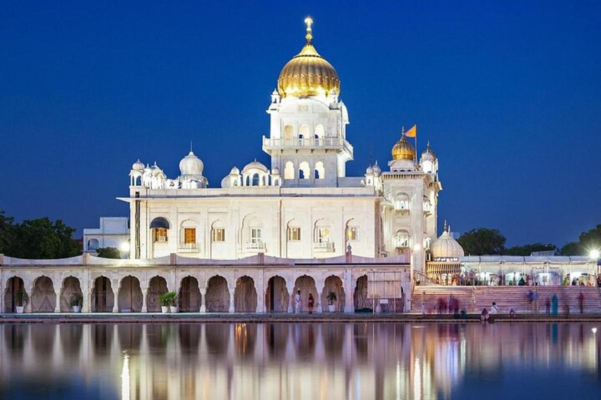 a large white building with a domes on top