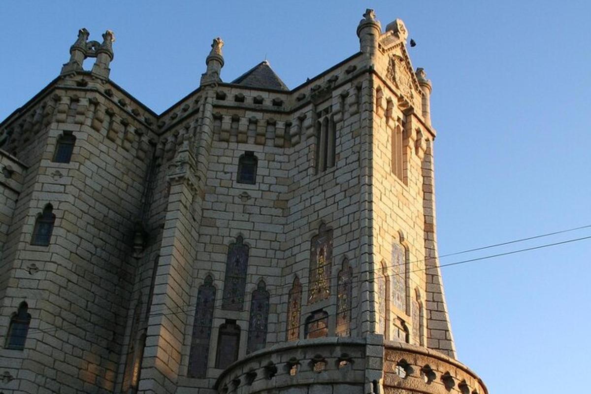 a large stone building with a clock tower