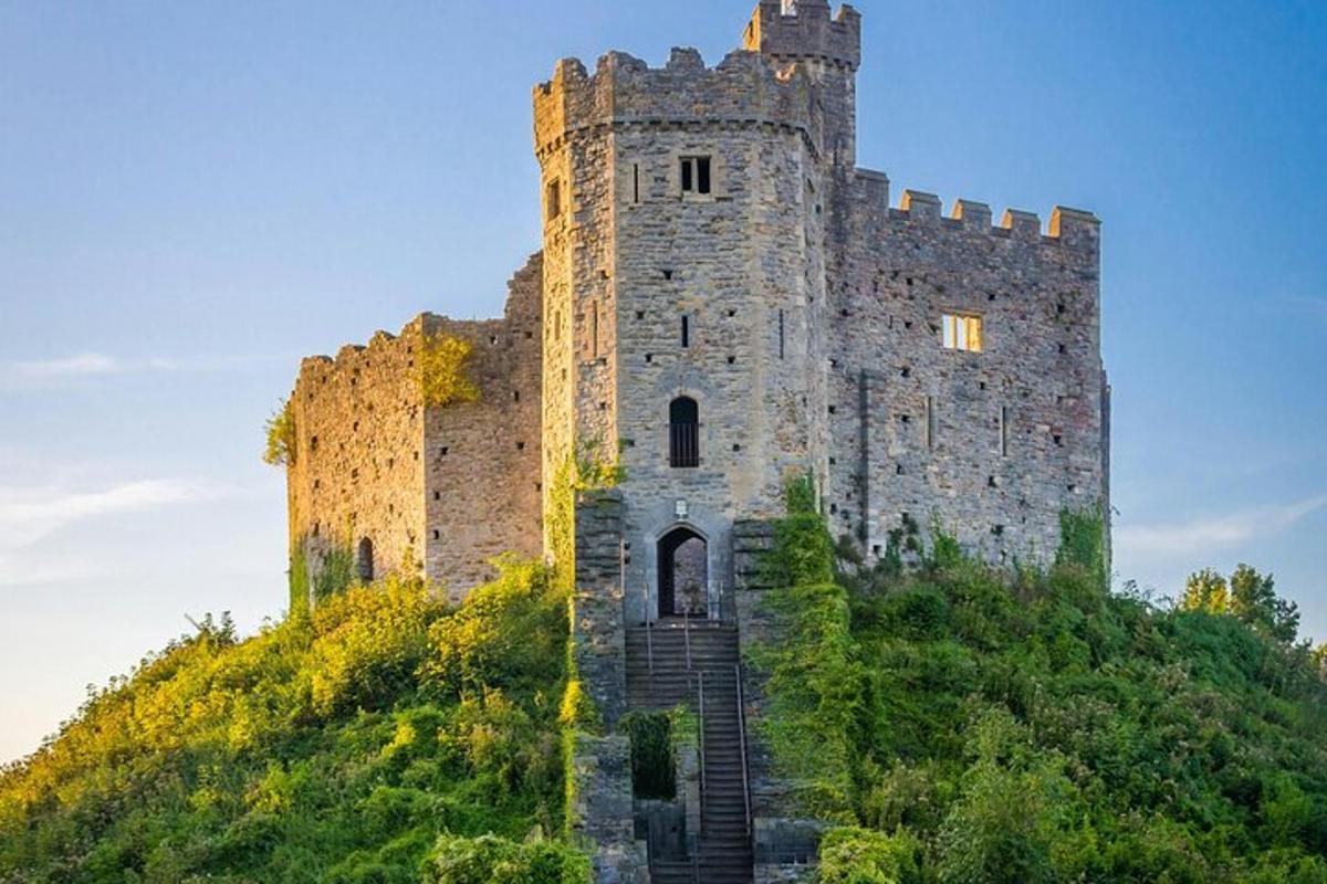 starý hrad na vrcholu kopce