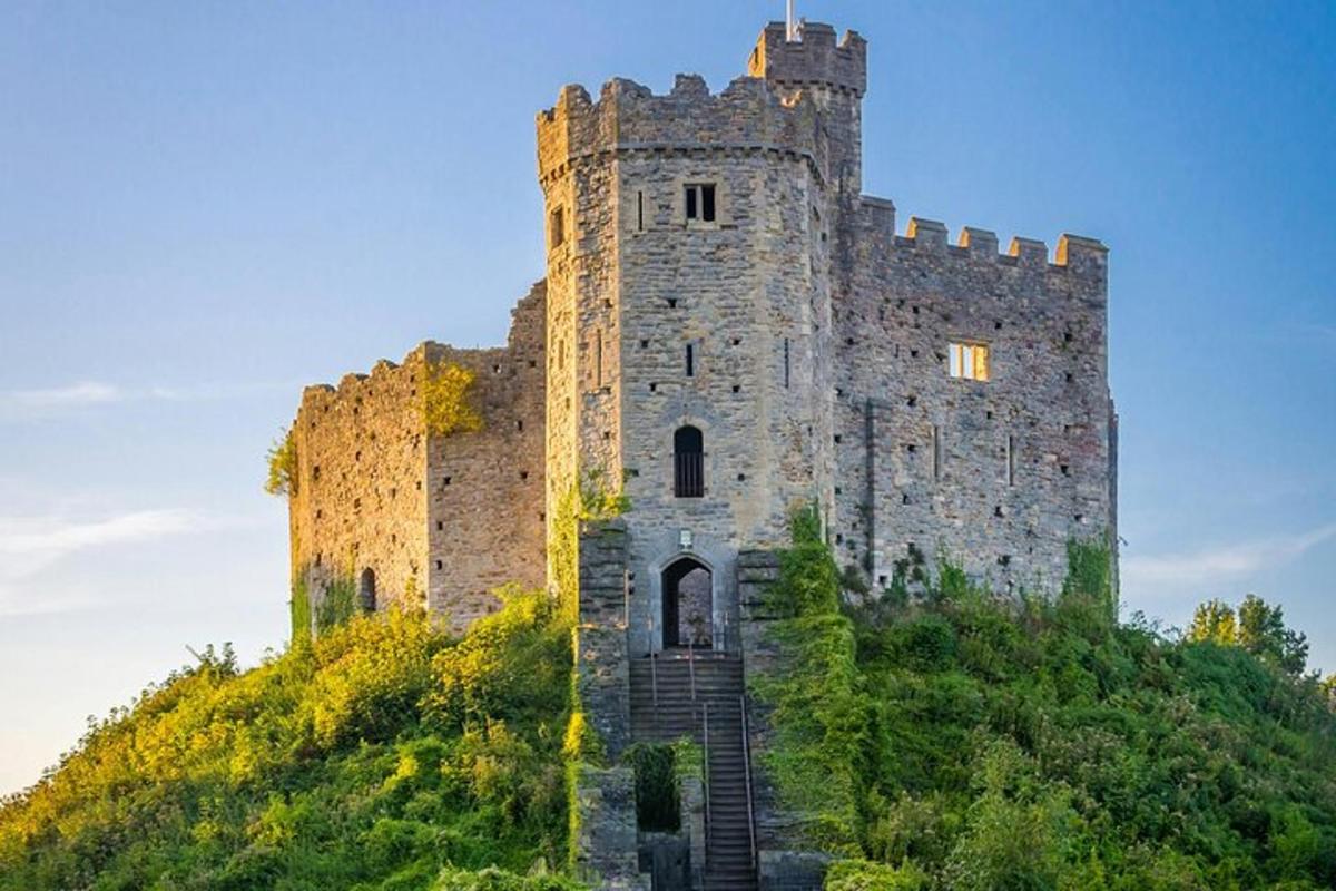 starý hrad na vrcholu kopce